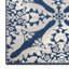 Tapis ikat bleu et gris Aquilino-800725839