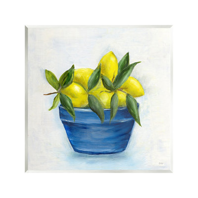 «Lemons in Country Bowl», art mural par Marilyn Dunlap