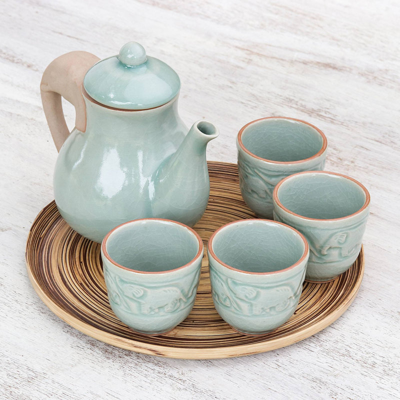 Canora Grey Jaylyn 18oz. No Pattern Teapot