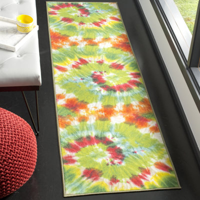 Dawna Performance Machine Washable Floral Rug