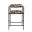 Barbana Upholstered Stool with Metal Frame-1419177701