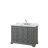 Deborah 48'' Single Bathroom Vanity with Marble Top