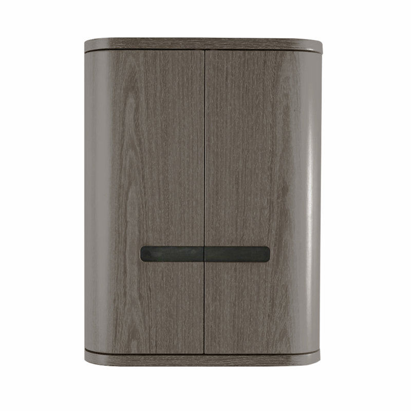 Eleganza 18" W x 24" H Wall Mounted Cabinet, Silver Oak
