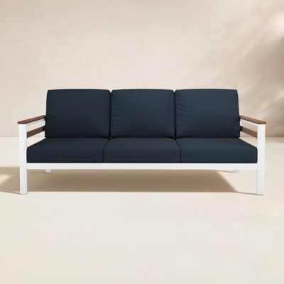 Townsend Metal Outdoor Sofa With Sunbrella Cushion