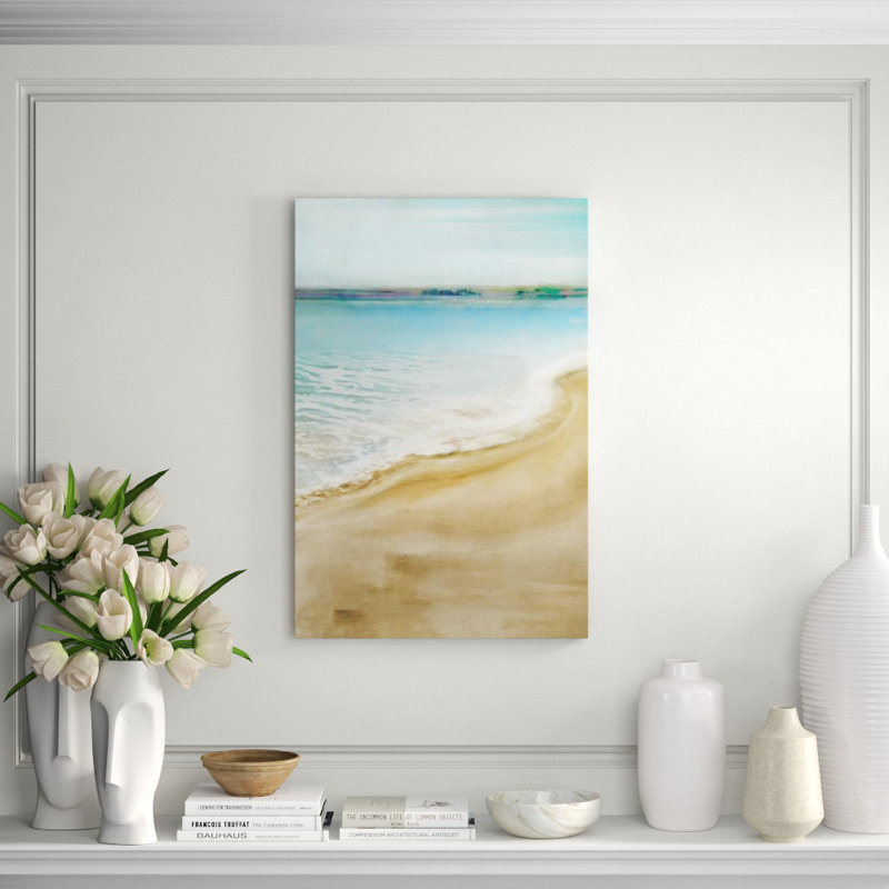 Beach Shore Print by Elena Carlie, Knife Gel, 45" H x 30" W