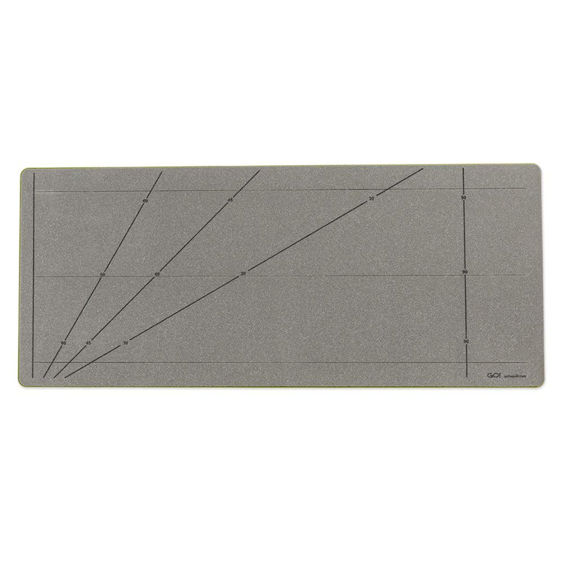 AccuQuilt GO! Matrice de coupe matelassée 4 po, coupe les bandes finies de 3 1/2 po, les bordures, les ceintures et les carrés
