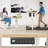 Electric Standing Desk Adjustable Height Sit Stand Home Office Desk With Splice Board-1152882010-1152882012