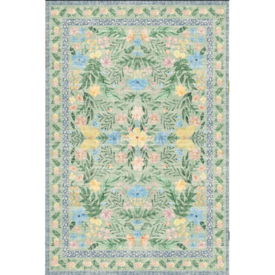 Tapis d'inspiration florale Botanical