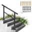 Stair Railing Kit Aluminum Handrail Flexible Outdoor Deck Hand Rail-670984422