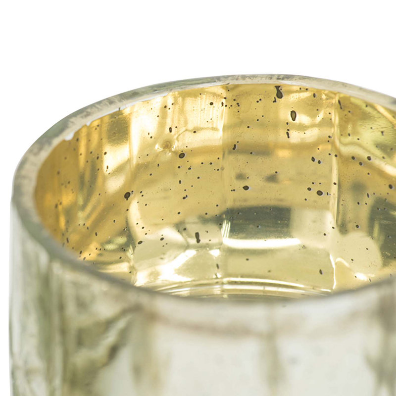 Glass Jar, 4.7" H x 3.5" W x3.5" D