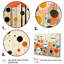 «Green Green Beige Mid Century Abstract Retro I», art abstrait Mid-Century-1843057297-1843057300