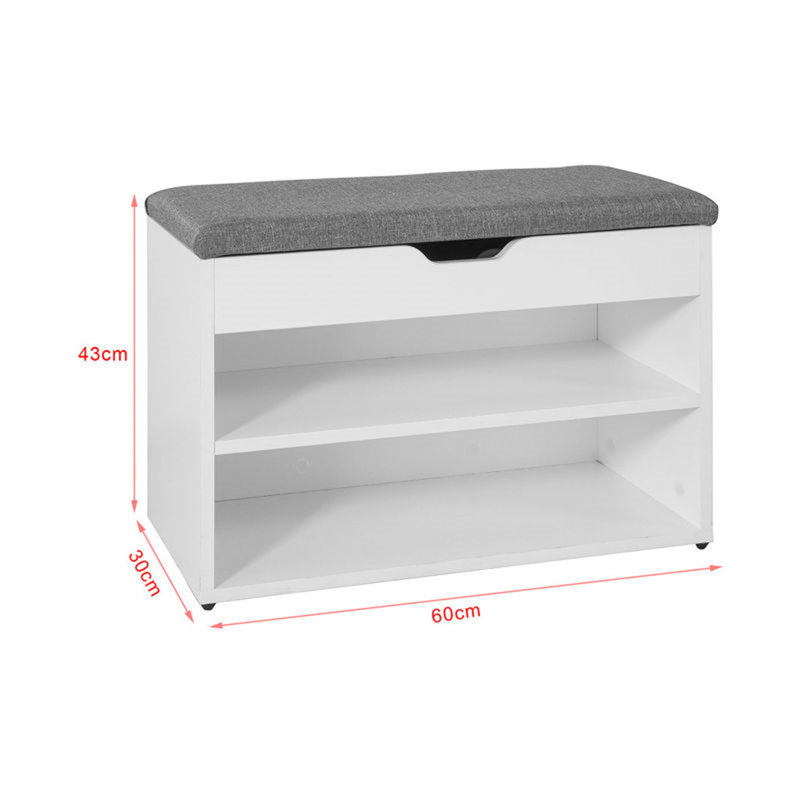 4 Pair Shoe Storage Bench