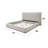 Orane Gray Fabric  Bed
