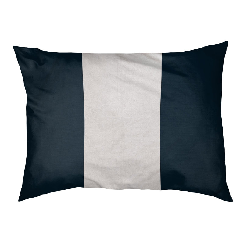 Coussin d'extérieur pour chien Florida Tribe, Grand (l 50 po x P 40 po x H 7 po), Navy/White