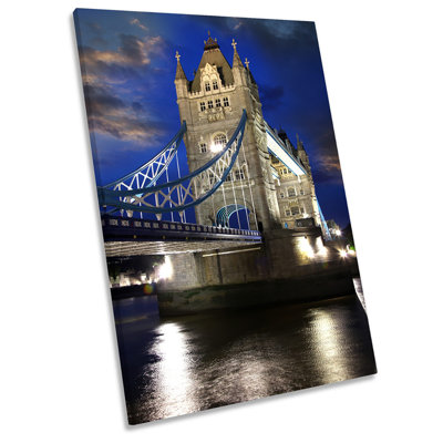 London Tower Bridge - Wrapped Canvas Print