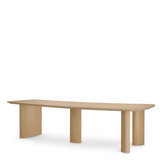 Dining Table Bergman L Natural Oak Veneer - Legs Set Of 3