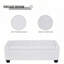 Banc de rangement en similicuir