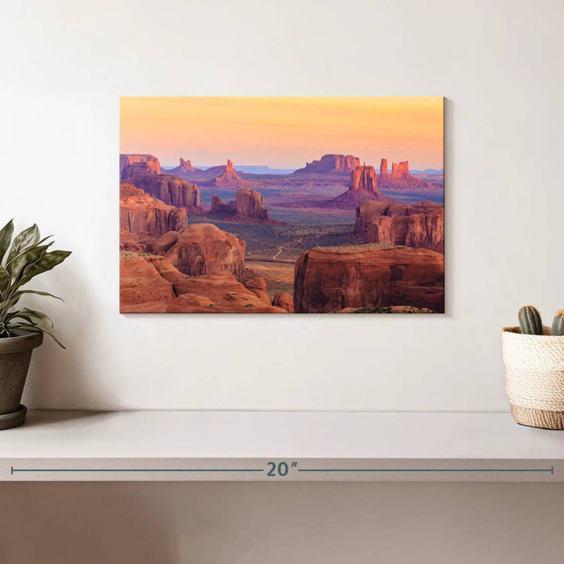Paysage d'Alvord Monument Valley, H 8 po x l 12 po