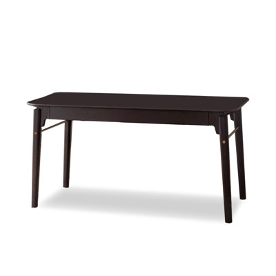 Bureau d'écriture en bois massif noir