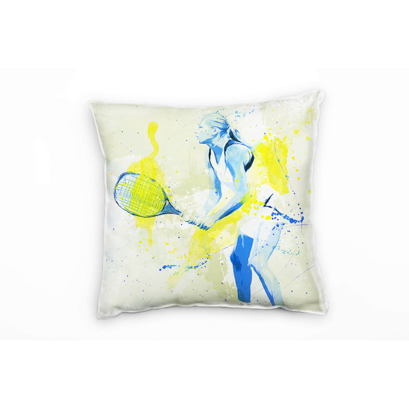 Tennis Square Throw Cushion