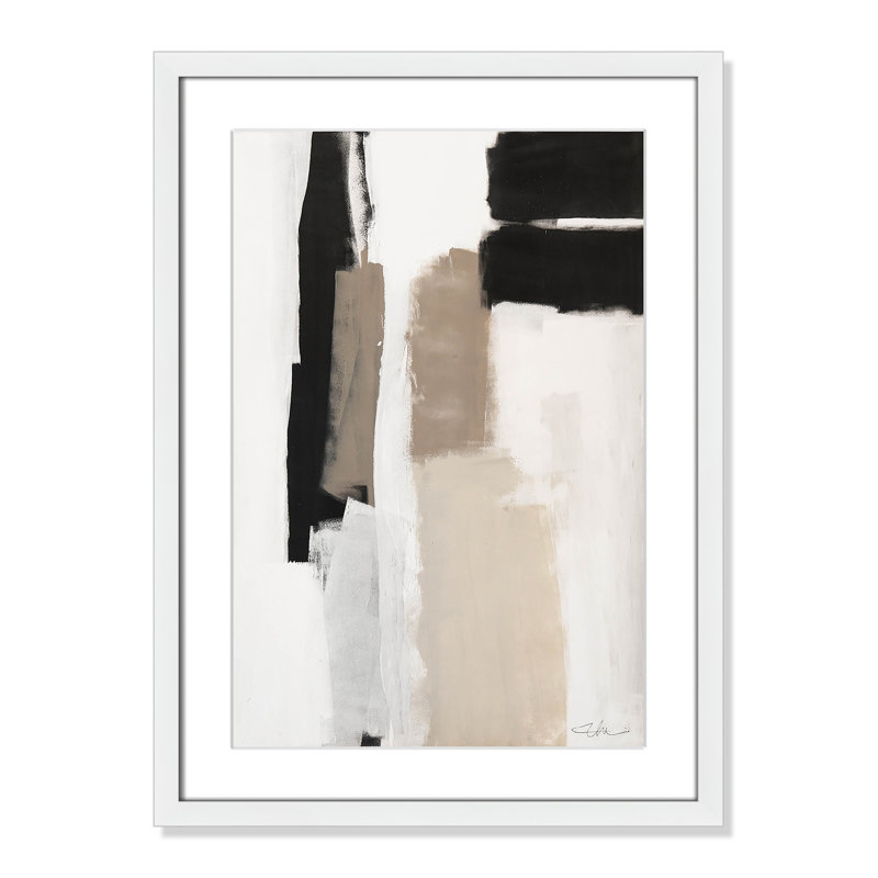 «Giverny Earth Scapes II On Paper» par Joss & Main Print, H 23 po x l 17 po x P 1,25 po, Cadre photo blanc mat