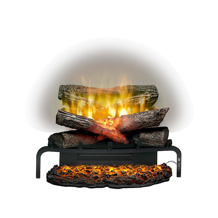 Dimplex 20-in Revillusion Electric Fireplace Log Set with Ashmat 1,000 SQ  FT Wayfair
