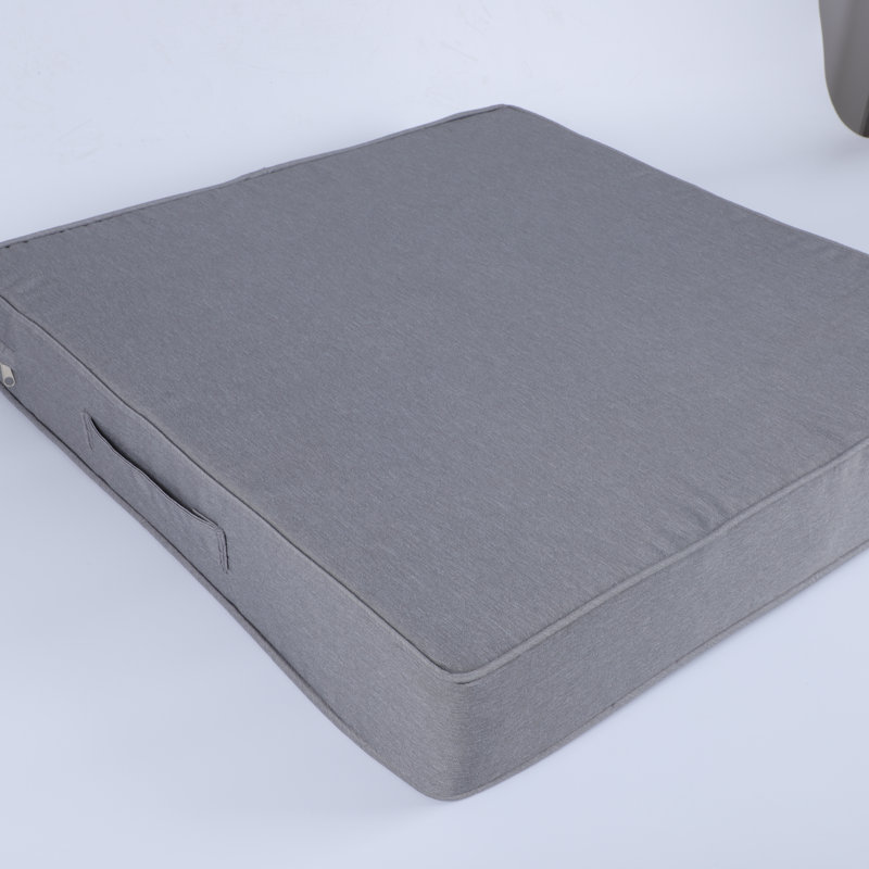 Outdoor Deep Seat Cushions For Patio Furniture, Waterproof Replacement Patio Chair Cushions Set Of 2, 24 X 24 X 4 Inch, Gray