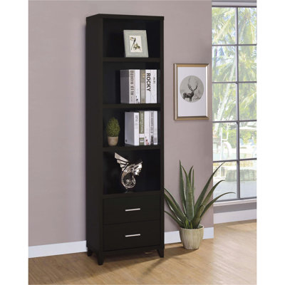 Brown Cappuccino Media Display Tower - Showcase Your Belongings Customizable Organization For Needs