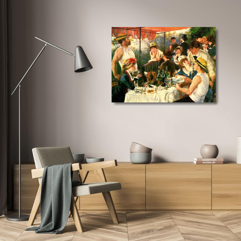 «Luncheon Of Boating Party», H 17 po x l 24 po