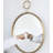 Iron Frame Vertical Round Mirror-37721310