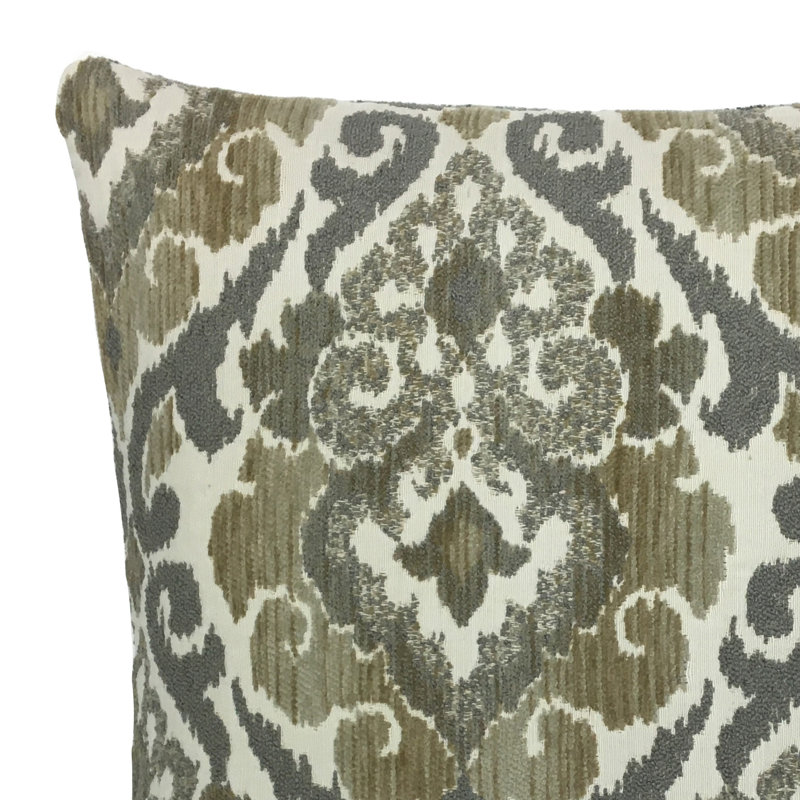 Coussin décoratif Quiterie Ikat, Hauteur (26 po) x largeur (26 po)