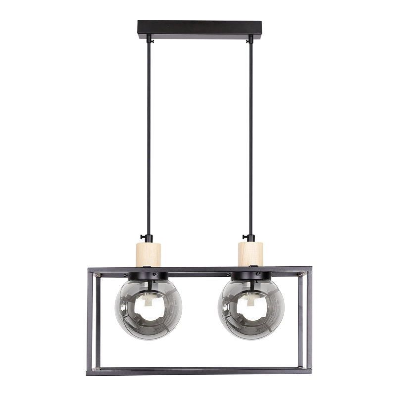 Avanelle 2 - Light Black Geometric Pendant