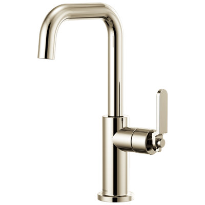 Litze® Bar Faucet with Square Spout and Industrial Handle