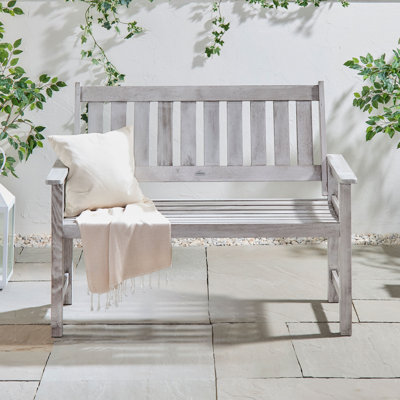 Solid Wood Outdoor Bench