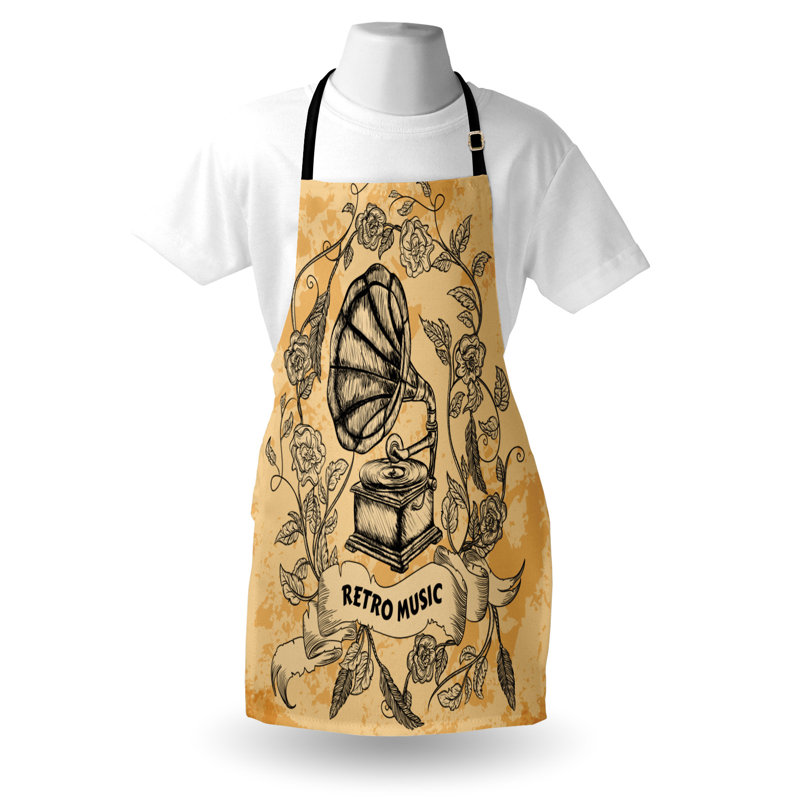 No Pattern Bib Apron