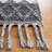 Baltierra Hand Woven Wool/Cotton Geometric Rug in Charcoal/Ivory-49146035