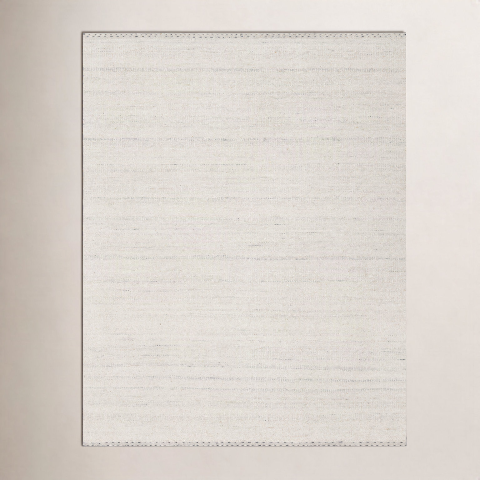 Larissa Ivory Hand-Woven Rug, Rectangle 5' x 7'6"