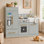 Cuisine de jeu modulaire en bois avec réfrigérateur, cuisinière et évier Little Chef Charlotte par Teamson Kids