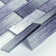 Foil 2" x 6" Straight Edge Glass Mosaic Subway Tile