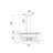 Eveah 3 - Light Dimmable LED Rectangle Chandelier-94314905