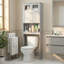 Armoire de toilette 66,9 po avec 2 portes-156394009