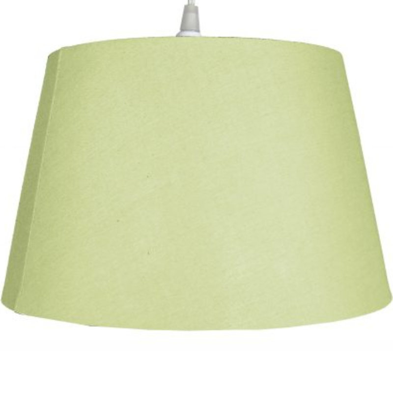 Cotton Empire Lamp Shade ( Clip On ), Sage Green, H19 x W30 x D30cm