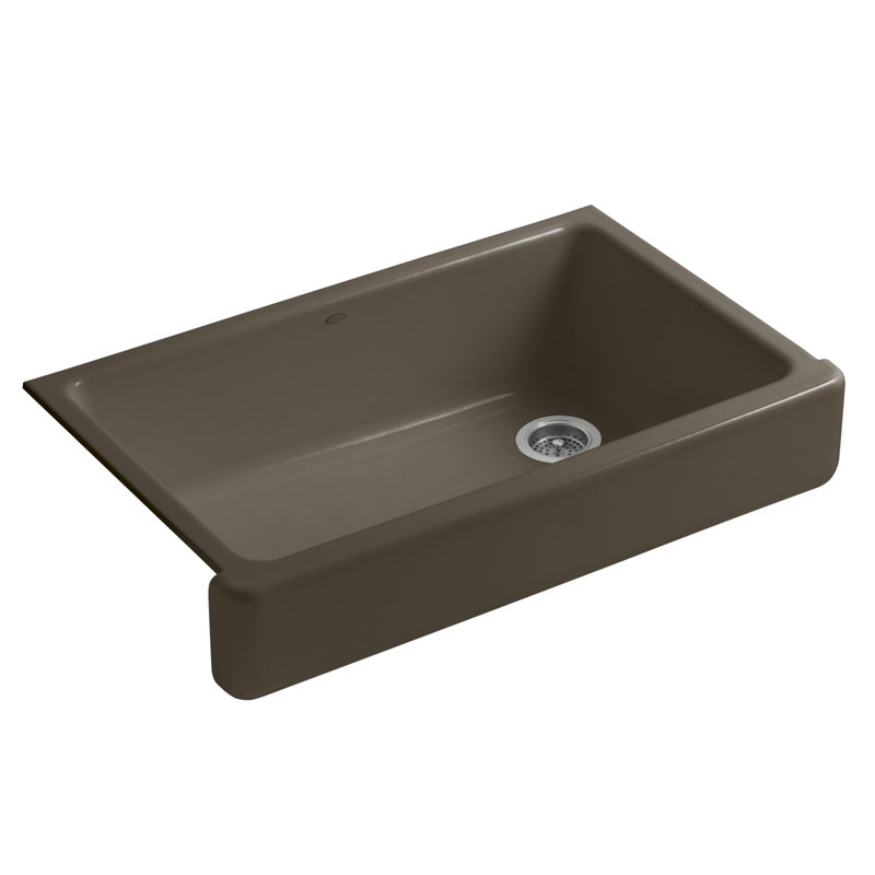 Évier de cuisine campagnard de L 36 po x l 22 po à plan incliné Whitehaven, Daim