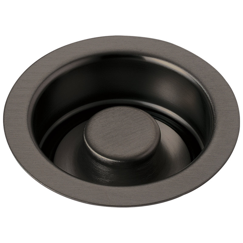 Rook® Disposal Stopper and Flange, Luxe Steel