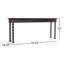 Big Sky 76.25" Turned Leg Sofa Table
