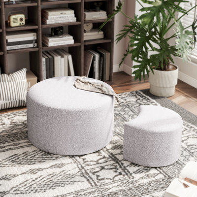 Stylish Upholstered Coffee Tables - Beige Foam Padding For Bedroom Office Multipurpose Table Entryway