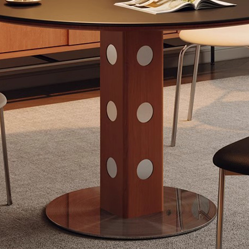 Table de salle à manger italienne, H 29,53 po x L 47,24 po x l 47,24 po