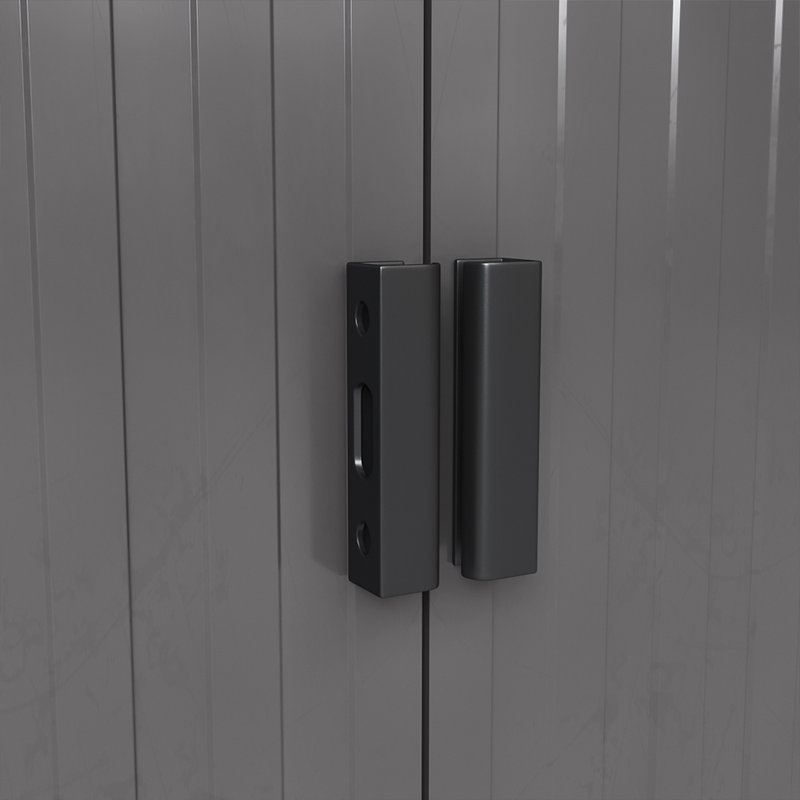 6 ft. W x 4 ft. D Metal Tool Shed