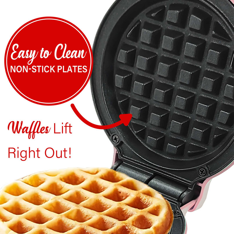 Brentwood Non-Stick 5 WaffleMaker, Pink