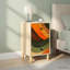 36cm W Engineered Wood Bedside Table